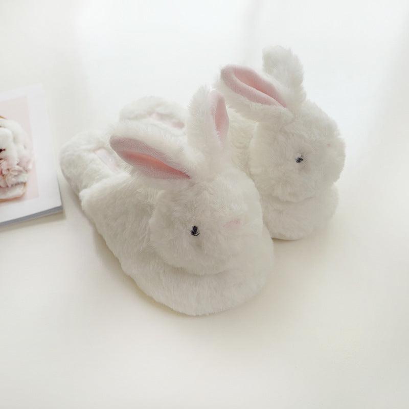 Cute Cute Rabbit Home Non-slip Breathable Cotton Slippers - Trendha