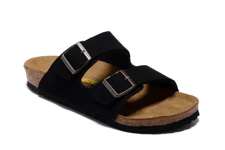 Double button cork sandals and slippers - Trendha