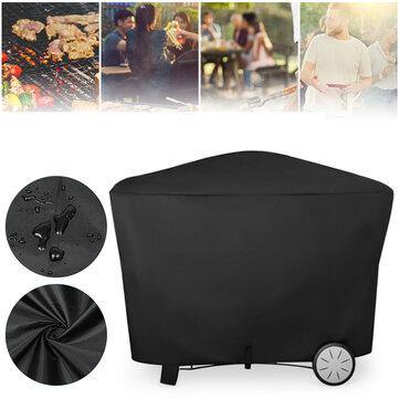 142.2x55.8x101.6 cm BBQ Grill Cover Waterproof Anti-dust Gas Charcoal Barbecue Protector Outdoor Camping - Trendha