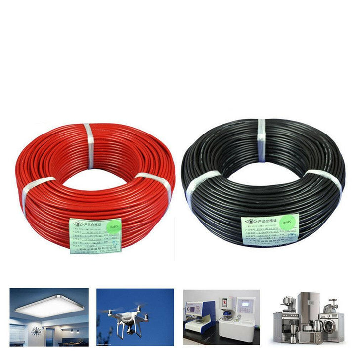 1M 8/10/12/14/16/18/20/22/24/26 AWG Silicone Wire SR Wire - Trendha