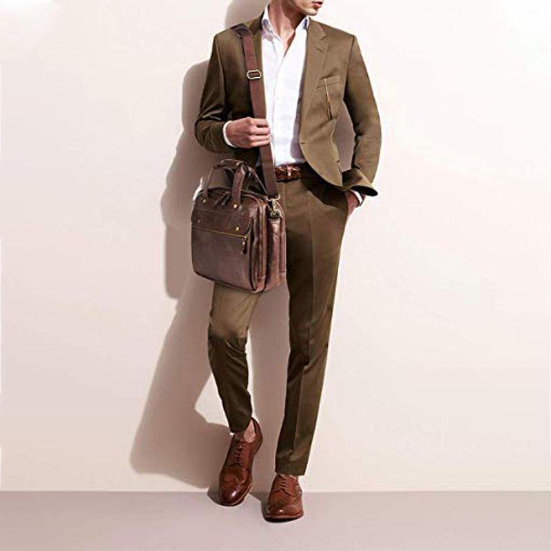 Men Vintage Multi-pocket Messenger Bag Handbag Crossbody Bag For Business - Trendha