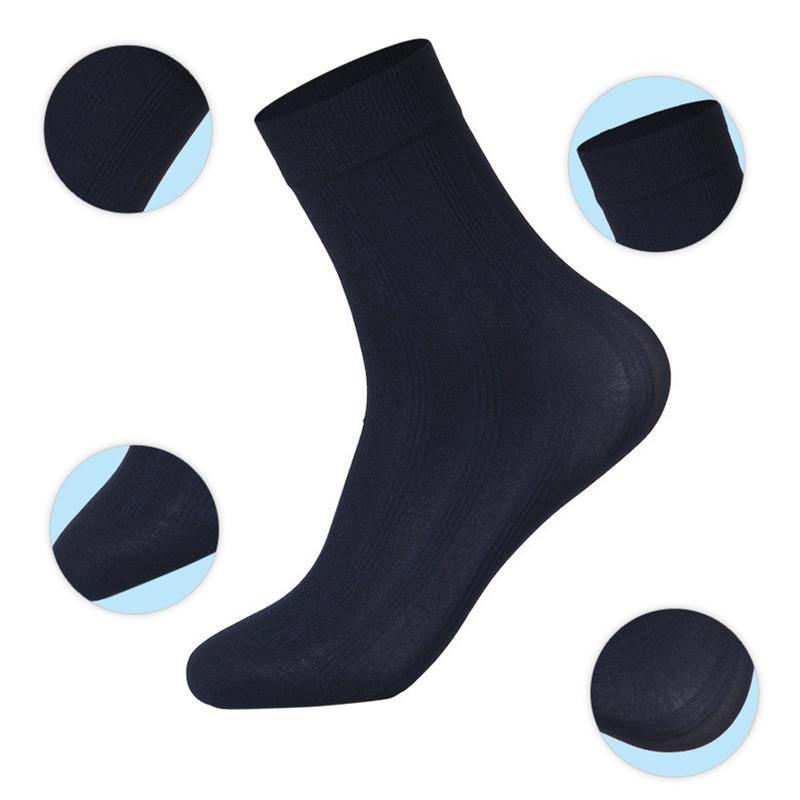 10 Pairs Balck Men Cotton High Sesilience Breathable Low Cut No Show Non Slip Athletic Sock - Trendha
