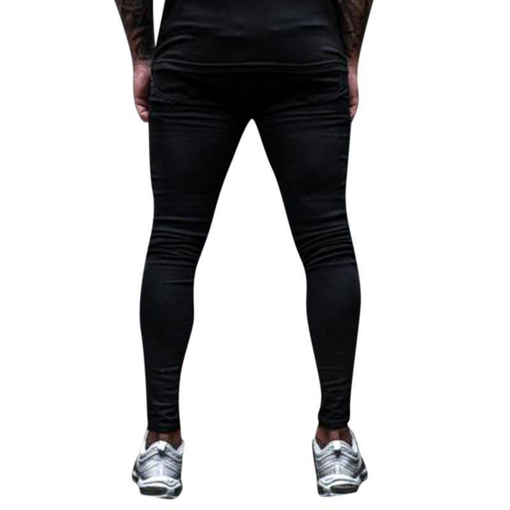 Mens Sport Breathable Stripe Slim Casual Pants - Trendha