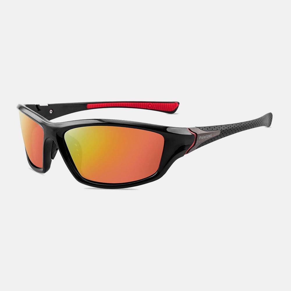 Men Full Frame Retro Outdoor Riding Driving Glasses Polarized Night Vision Sunglasses - Trendha
