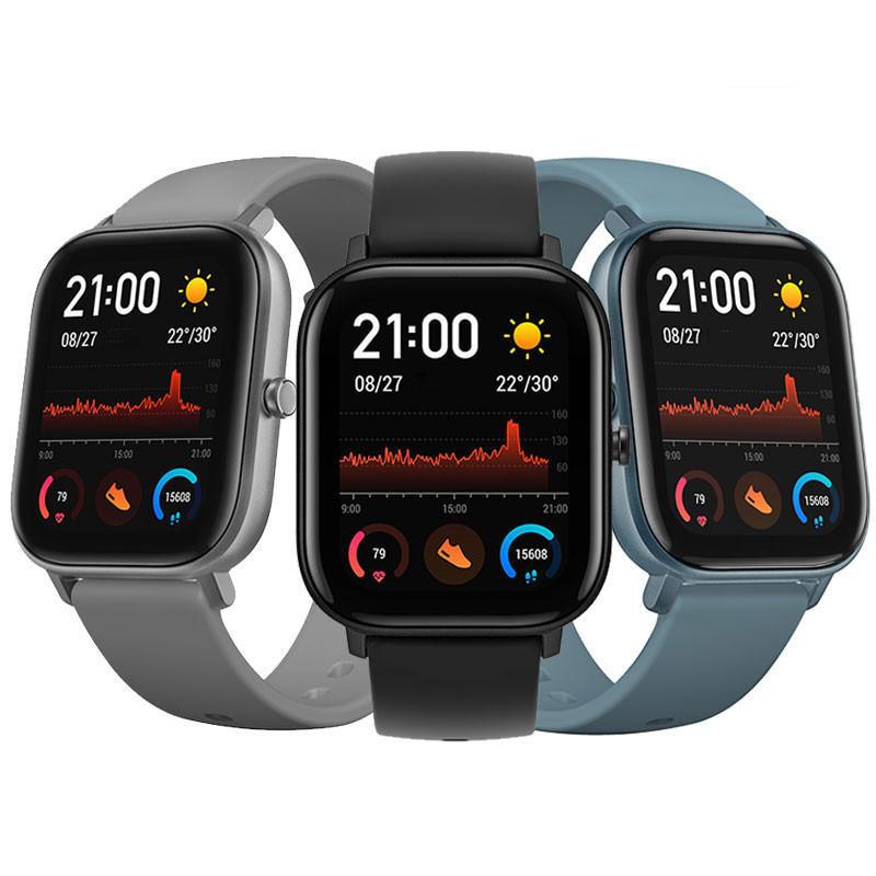 [bluetooth 5.0]Amazfit GTS 341 PPI AMOLED Screen BT5.0 Wristband GPS+GLONASS Light Weight 5ATM Waterproof Smart Watch - Trendha