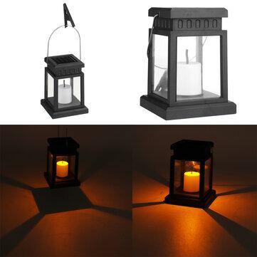 Solar Lantern Hanging Light LED Yard Outdoor Patio Garden Lamp Waterproof Decor - Trendha