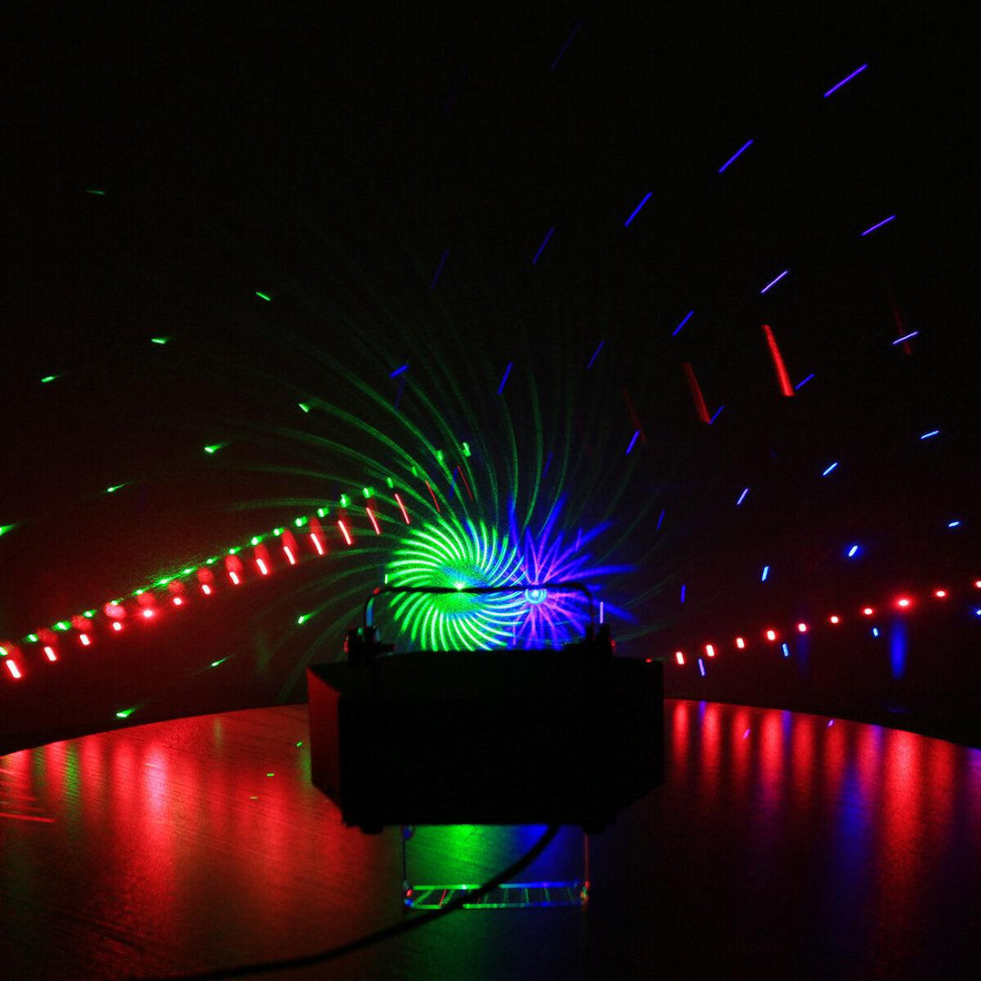 9-EYE LED Stage Light RGB DMX Scan Projector Laser Strobe DJ Lamp with Remote Control for Performance KTV - Trendha