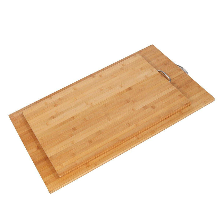 Wooden Chopping Board Bamboo Square hangable Cutting Board Thick Natural Cutting Board for Kitchen Cooking Cutting Board - Trendha