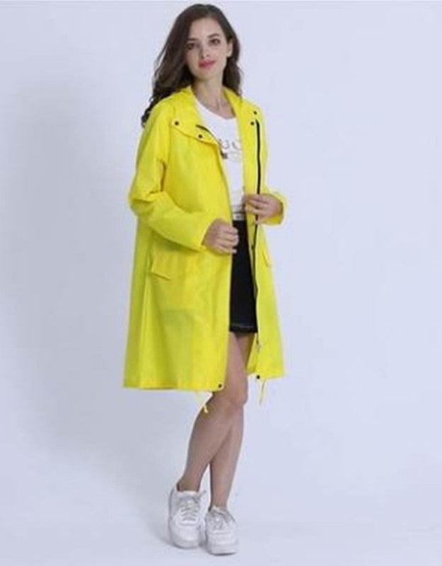 Waterproof and Breathable Hiking One-piece Raincoat - Trendha