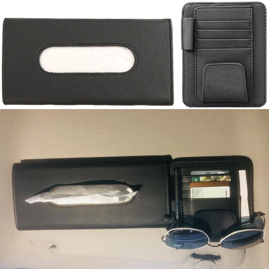 Car Tissue Holder and Card bag Combo - Trendha