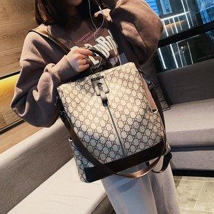 Printed autumn and winter large-capacity retro handbag - Trendha