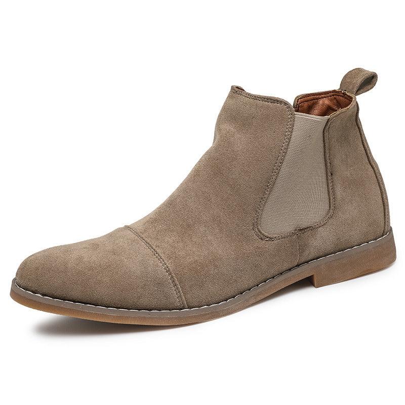 High-top casual plus size men's shoes Martin boots - Trendha