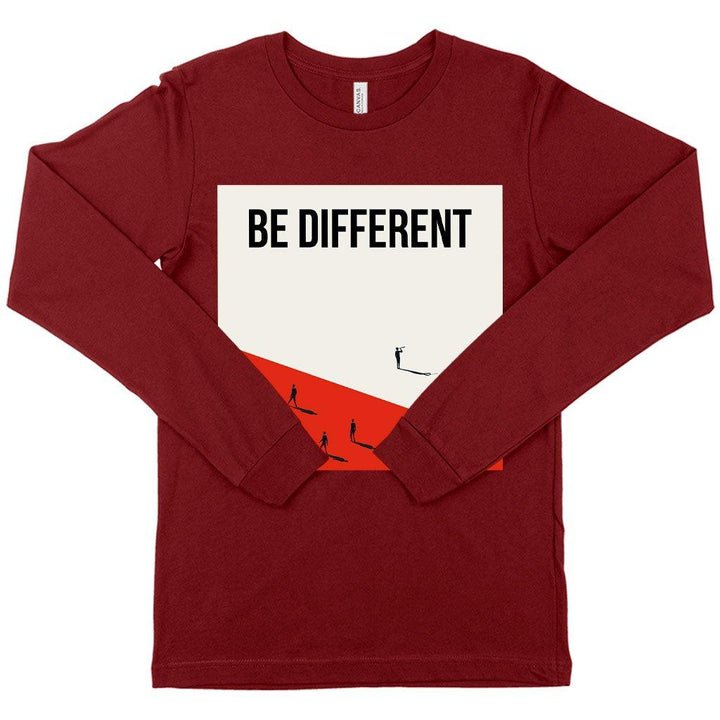 Be Different Long Sleeve T-Shirt - Printed T-Shirts - Trendha