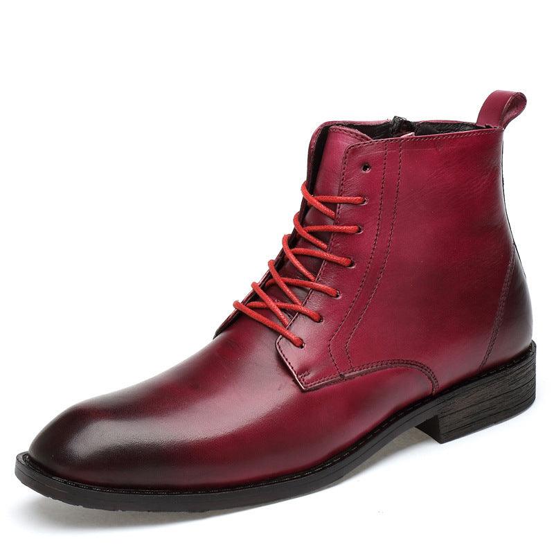 Men's high-top business shoes - Trendha