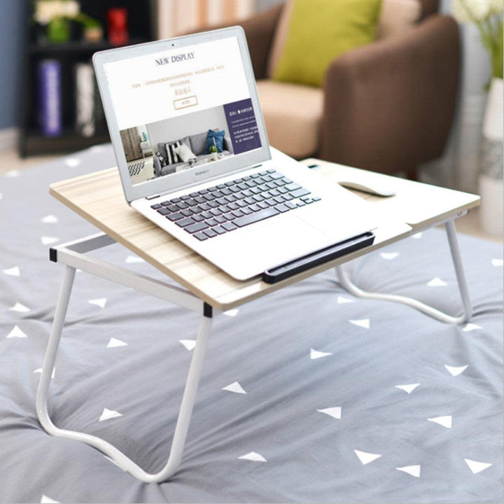 Foldable Laptop Stand Desk Lap Bed Table Tray Computer Portable Adjustable Height Table for Children Student Home - Trendha