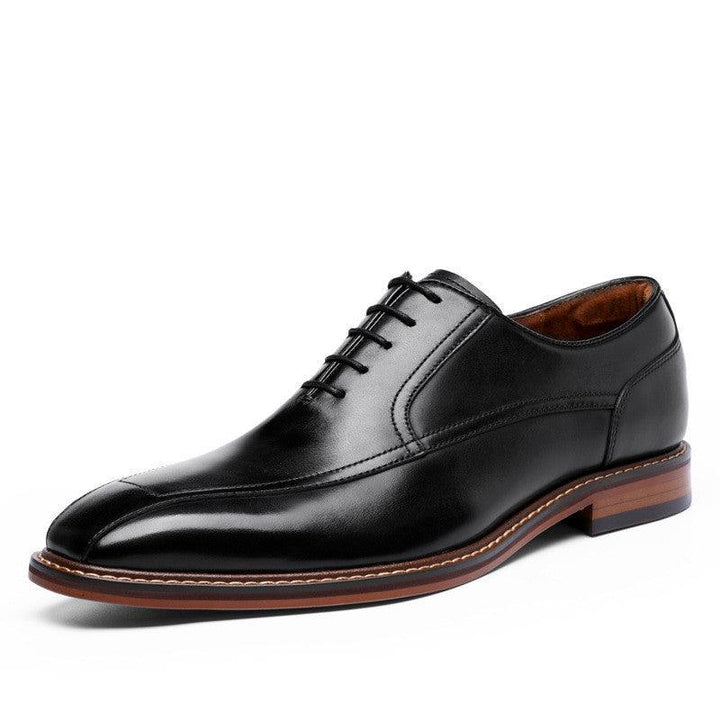 Men's Top Layer Leather Retro Trendy Shoes - Trendha