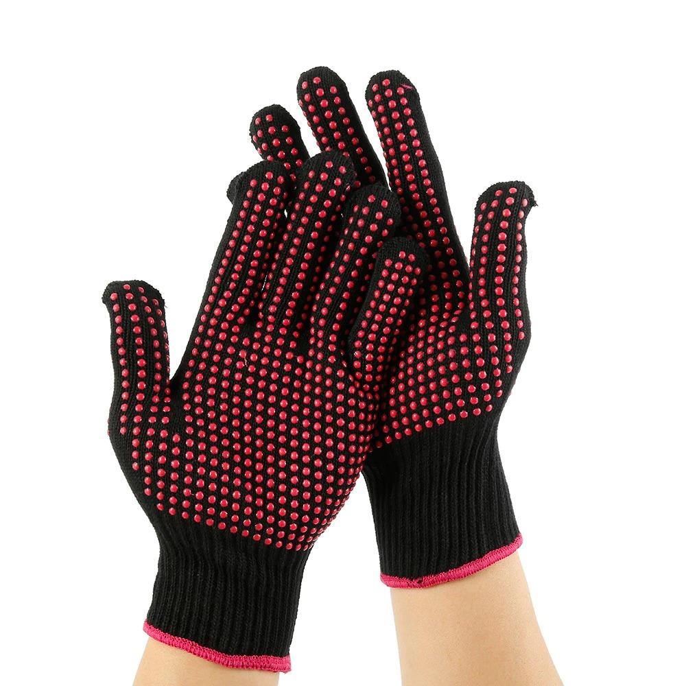 BBQ Grill Gloves Heat Resistant 3 Layers Insulation Silicone Non-Slip Barbecue Oven Gloves Kitchen Cooking Baking Accessories - Trendha