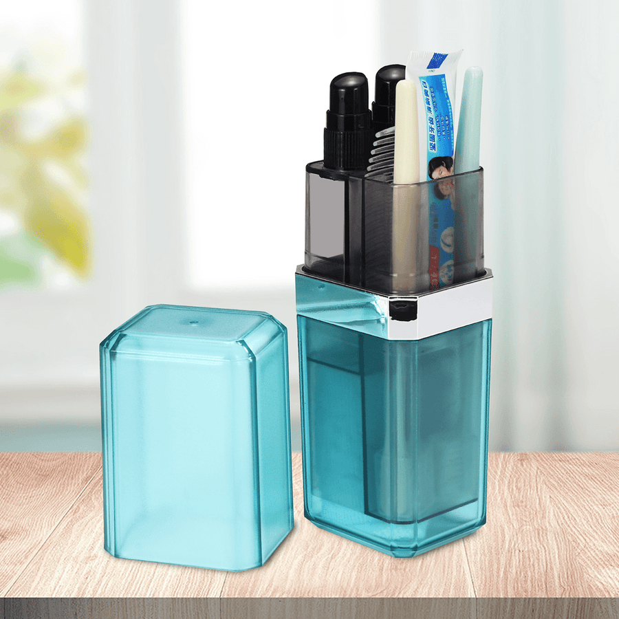 Multifunctional Portable Travel Article Transparent Wash Toothbrush Set - Trendha