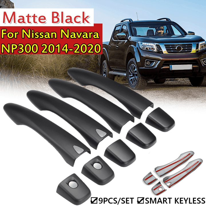 9Pcs Smart Door Handle Covers for Nissan Navara NP300 2014-2020 - Trendha