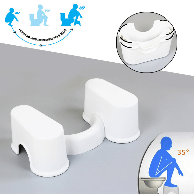 ABS Detachable Portable Toilet Stool Prevent Constipation Footstool Correct Position for Defecation - Trendha