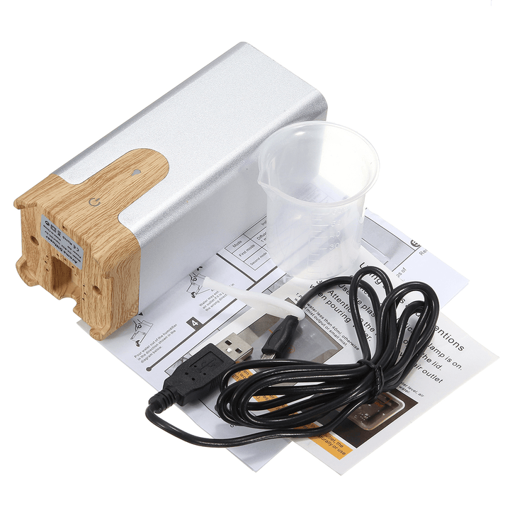 Portable Mini USB Wooden Ultrasonic Aroma Humidifier Diffuser Air Fresher Purifier Home Car - Trendha