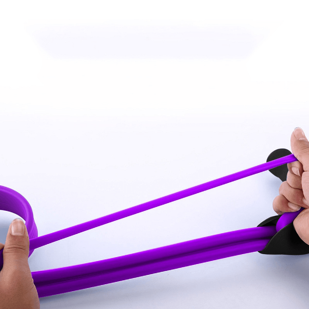 Pedal Fitness Resistance Bands Yoga Equipment Sit Ups Slimming Thin Belly Curling Belly Home Elastic Rope - Trendha