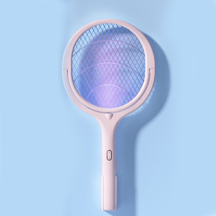 Five-In-One Mosquito Swatter Angle Adjustable Mosquito Killer USB Rechargeable Mosquito Fly Bat - Trendha