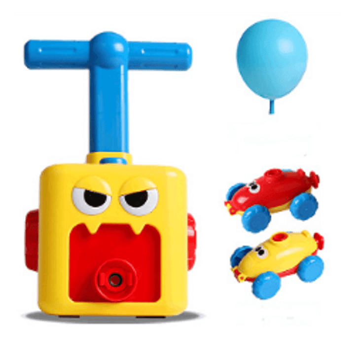 Children Air Powered Balloon Car Baby Blowing Balloon Car Educational Indoor Toys - Trendha