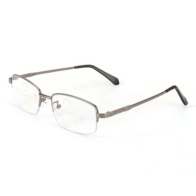 Customized Intelligent Reading Glasses Progressive Multifocal Lens Presbyopia Memory Alloy Frame - Trendha