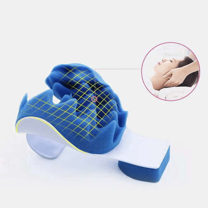 Portable Head Neck Massage Pillow Neck Shoulder Relaxation Pain Relief Neck Support Massager Tool - Trendha