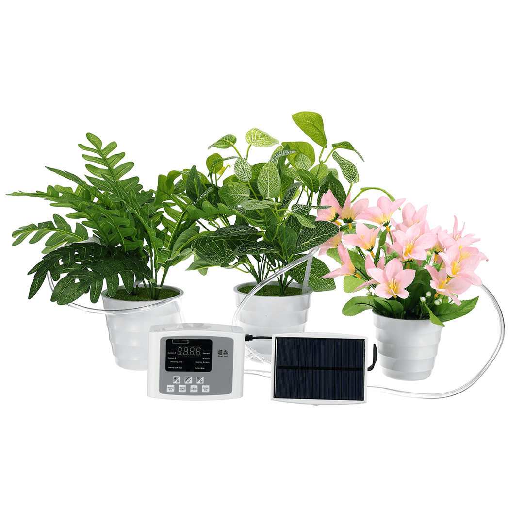 Solar Automatic Watering Device Drip Irrigation Garden Tools Water Pump Timer - Trendha