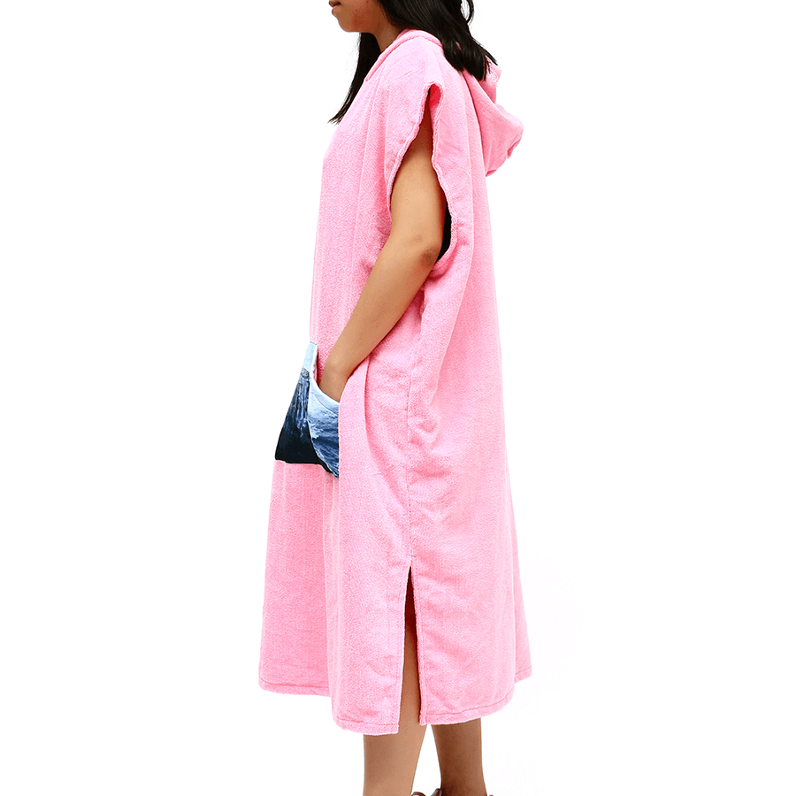 Honana Microfiber Cloak Costume Hooded Toweling Bathrobe Beach Towel Lazy Bathrobe Cloak - Trendha