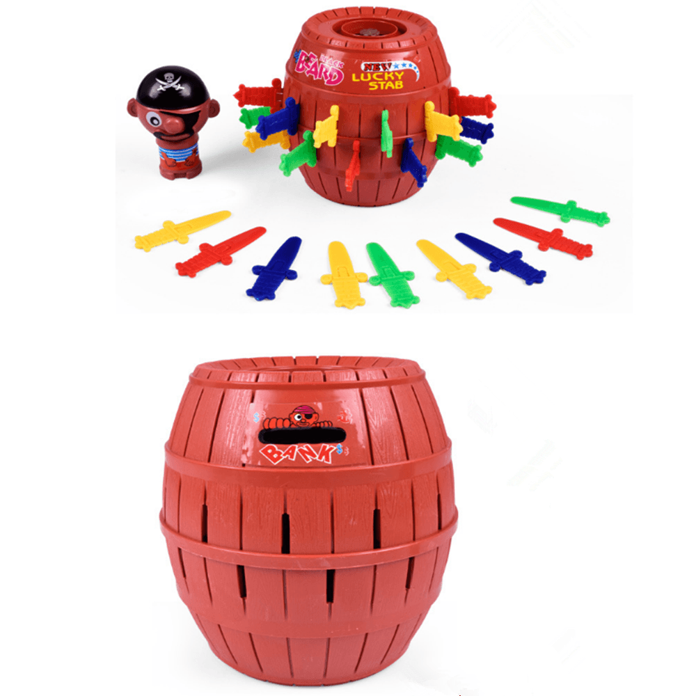 14Cm Pirate Bucket Game Spoof Tricky Toys Pastime Toys - Trendha