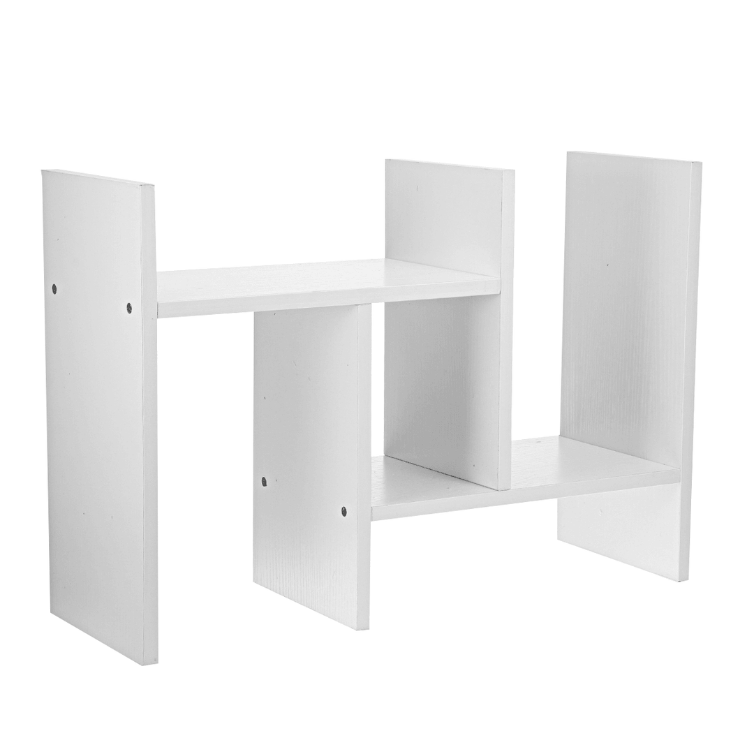 Desktop Small Bookshelf Storage Rack Table Display Shelf Stand Simple Bookcase Home Office Dormitory Furniture - Trendha