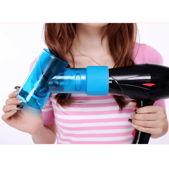Portable Hair Hairdressing Curly Styling Magic Wind Spin Dryer Diffuser Salon Tools - Trendha
