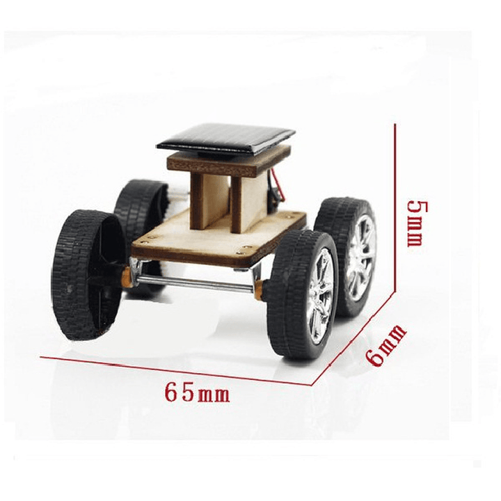 DIY Solar Wooden Car Toy Educational Assembly Model for Children - Trendha