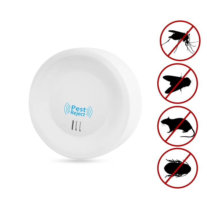Loskii HP-220 Home Indoor Electronic Plug in Ultrasonic Pest Control Mosquitoes Mice Pest Repeller with Night Light - Trendha