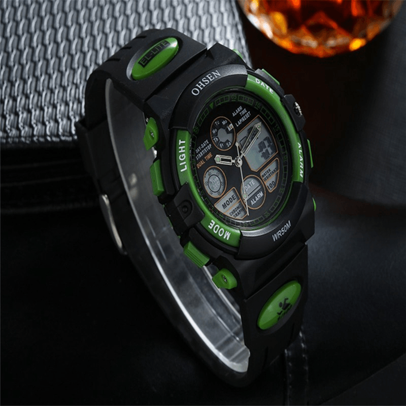 OHSEN AD1501 Mens Women LED Fashion Casual Sport Watch - Trendha