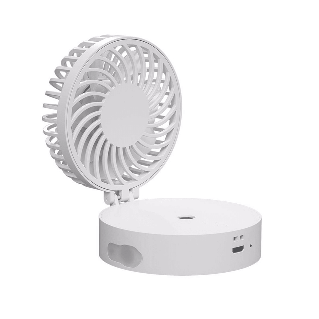 Mini Portable Cooling Fan USB Rechargeable Folding Humidifier Fan Water Sprayer Fan for Home Office - Trendha