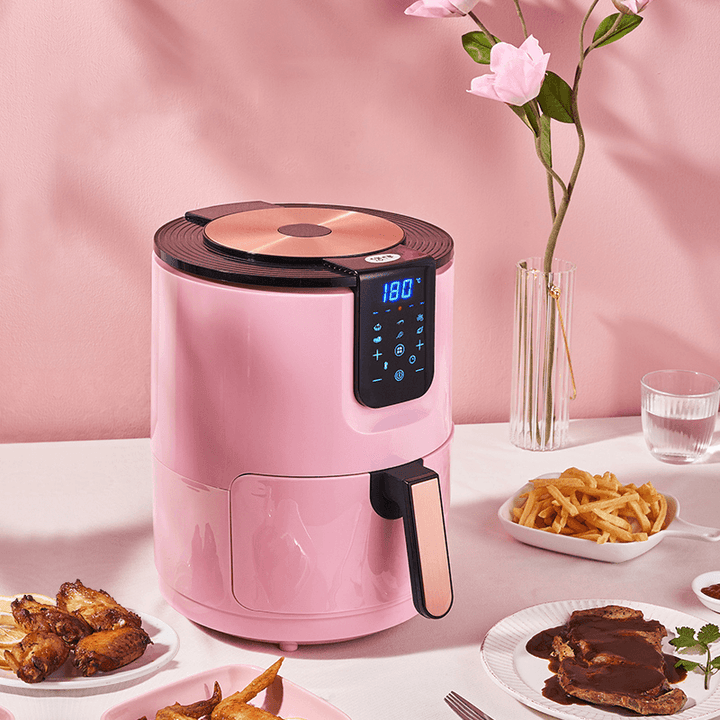 Youban YB-5106TS Air Fryer 1400W 220V~50HZ Smart Touch 3.5L Large Capacity for Kitchen-Cn Plug - Trendha