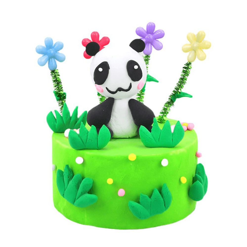 Areedy Z332 DIY Clay Making Lion, Strawberry, Panda Cake Clay for Kids and Adults Indoor Toys - Trendha