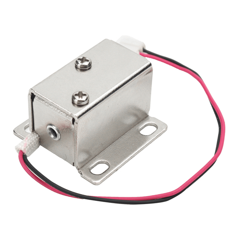 12V 0.34A Electronic Lock Catch Electric Release Assembly Solenoid for Door Gate Drawer - Trendha