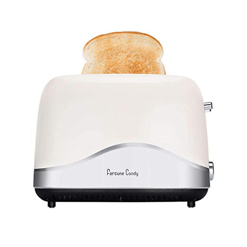 Fortune Candy 2 Slice Stainless Steel Toaster Wide Slot Bread Maker Temperature Control Toaster - Trendha