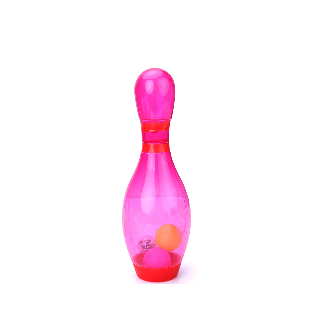 Children Plastic Funny Bowling Kindergarten Leisure Sports Entertainment Bowling Set Puzzle Toy with Sound & Lights - Trendha