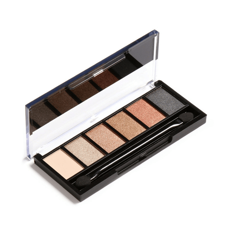 FOCALLURE 6 Colors Nude Eye Shadow Shimmer Matte Earth Color Eyeshadow Palette Cosmetic Makeup Set - Trendha