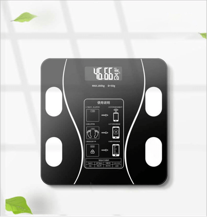Bluetooth Intelligent Electronic Scale APP Body Fat Measurement Scale LED Digital Weight Scale - Trendha