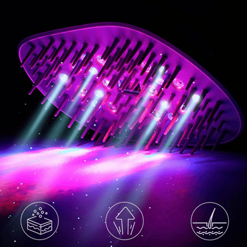 Purely LLLT Electric Laser Hair Comb Reduce Hair Loss Resume Growth Hair Comb - Trendha