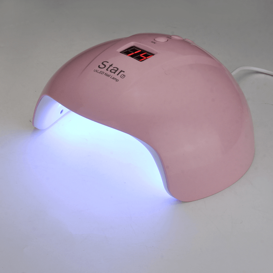 24W 12Leds UV Nail Lamp Smart Sensing Gel Nails Polish Dryer Manicure - Trendha