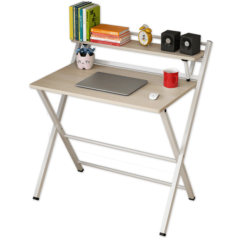 83.5/100Cm Folding Computer Desk Free Installation Home Office Laptop Table Writing Table save Space for Students Study Adult Work - Trendha