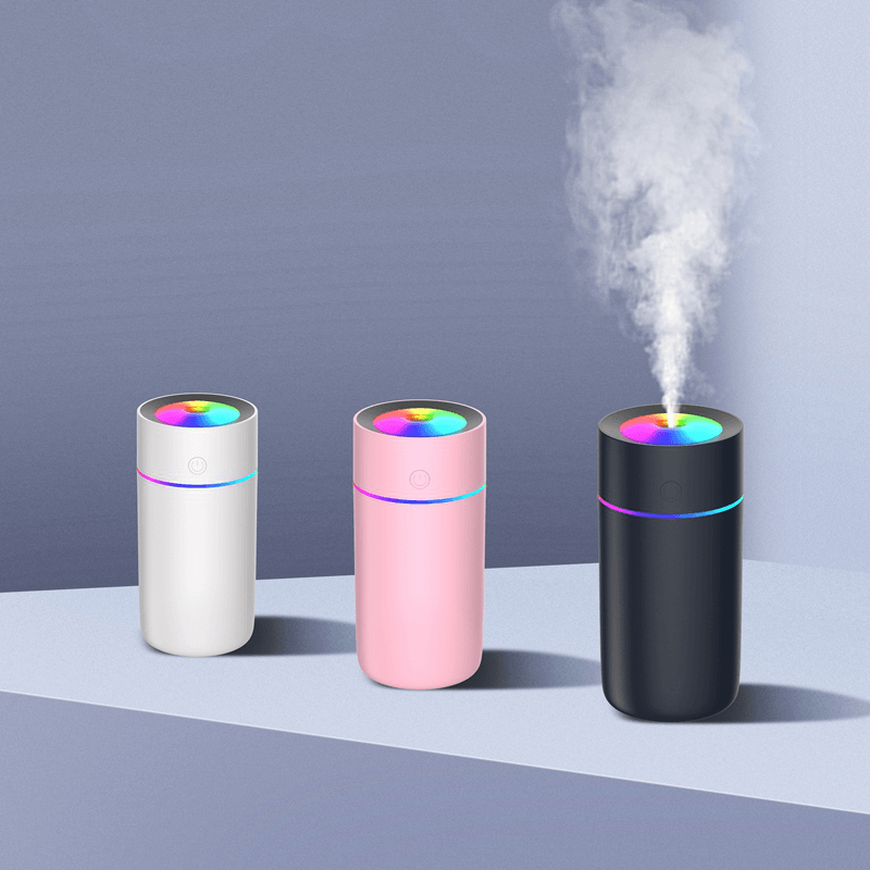 320Ml Humidifier USB Ultrasonic Aroma Diffuser Mist Maker Fogger with Colorful Lights for Home Car Office - Trendha